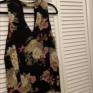 High neck tank blouse